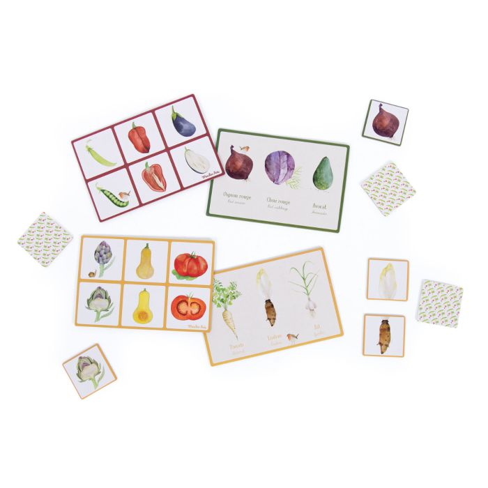 Loto / Mémo des légumes, Le Jardin du Moulin, Moulin Roty