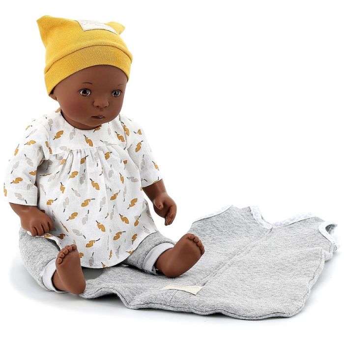 Bibichou noir Puppe "Eliott", 35cm, Petitcollin