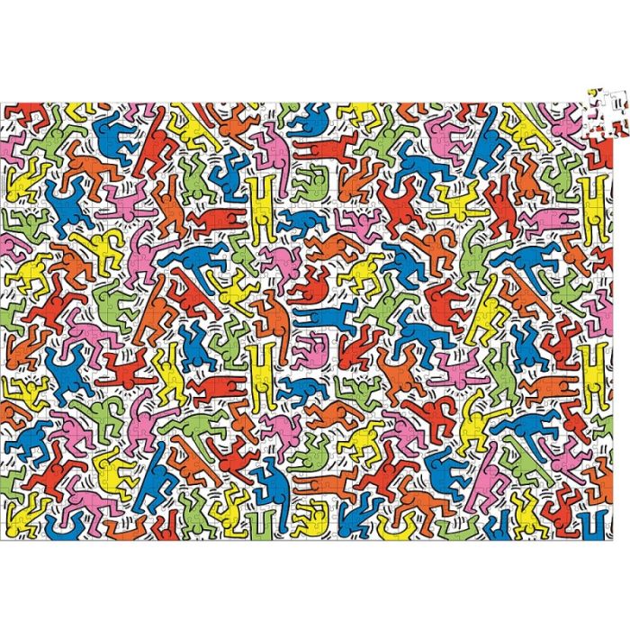 Puzzle 1000 Teile - Keith Haring, Vilac