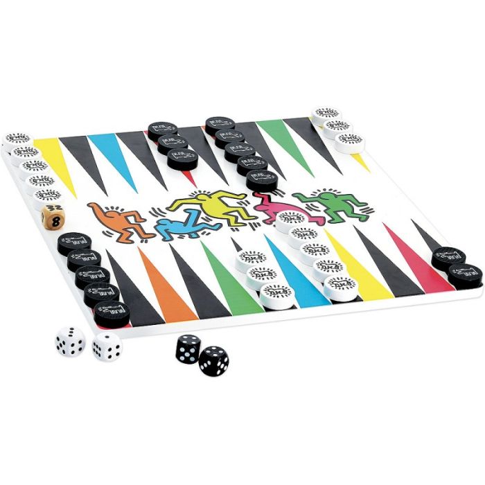 Damespiel / Backgammon - Keith Haring, Vilac
