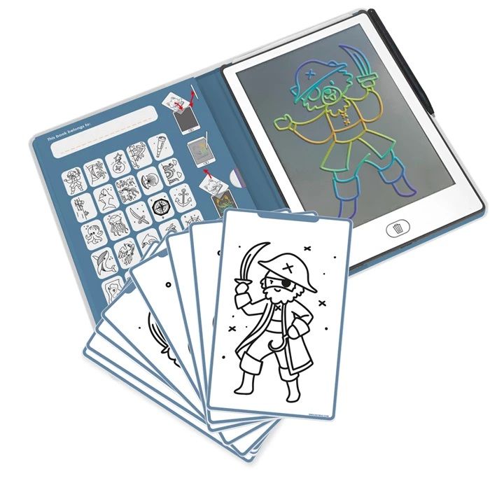 Leuchtende Designtafel mini Piraten, Kidywolf