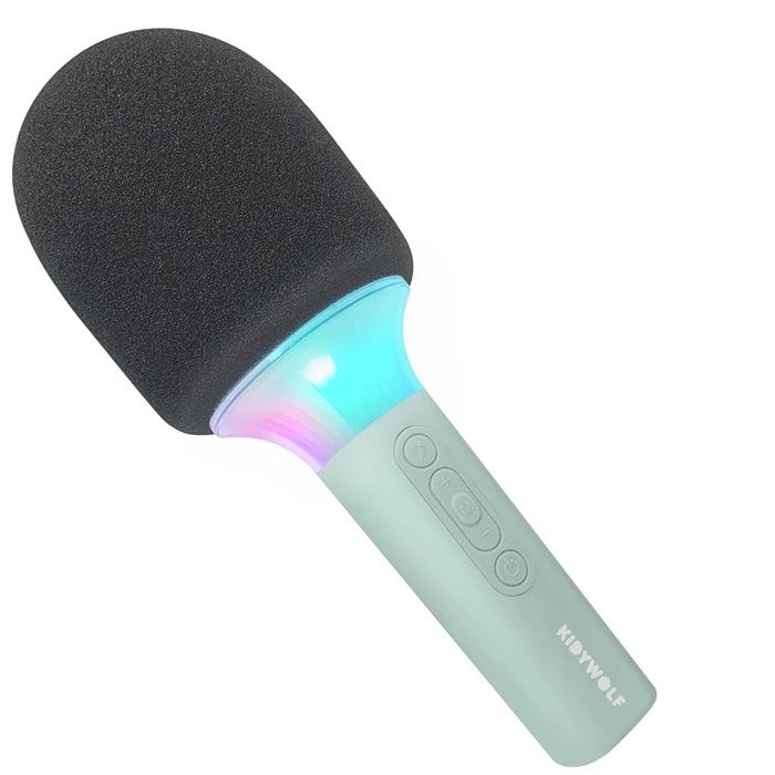 Mikrofon Bluetooth mit Licht grün, Kidywolf