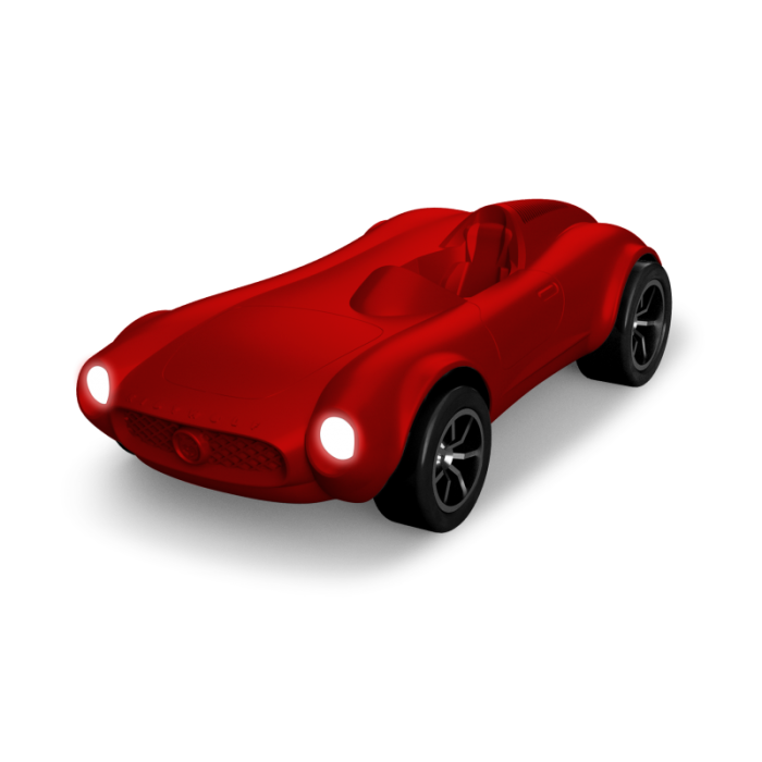 Kidy Car - red version, Ferngesteuertes Auto, Kidywolf