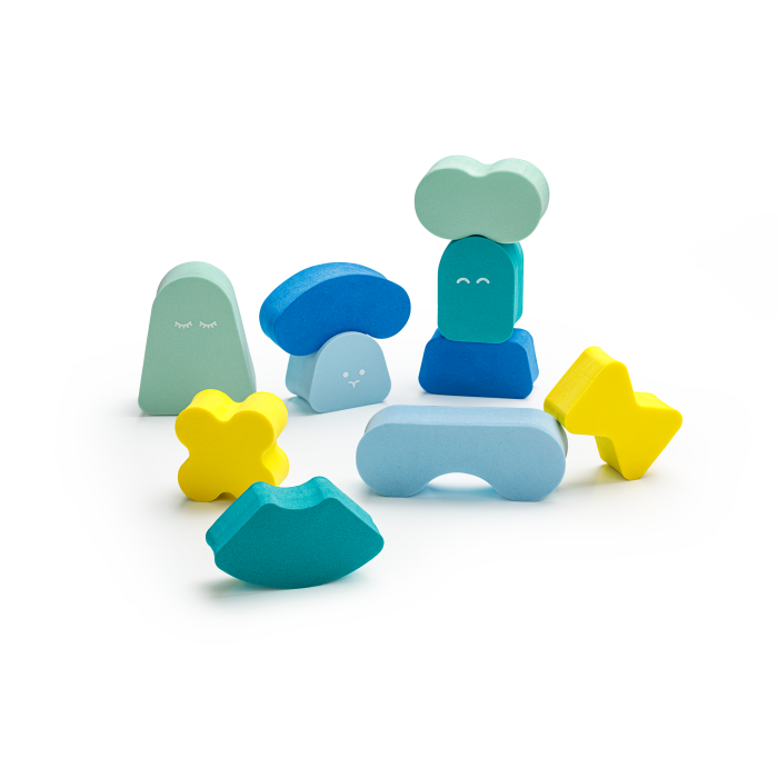 Blokki - Minty Green, Stapelsteine, Quut