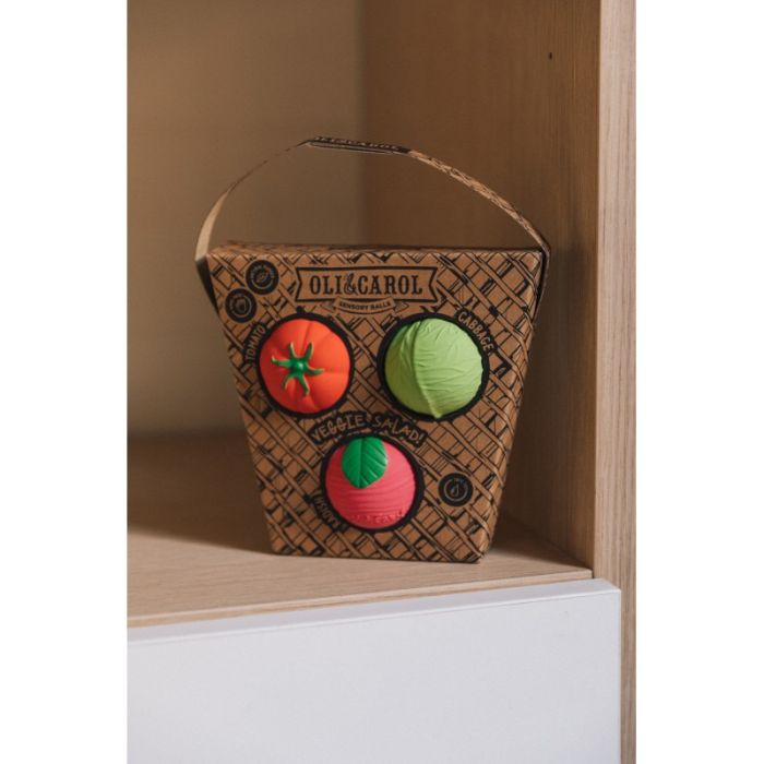 Veggiesalat Baby Sensory Bälle, Oli&Carol