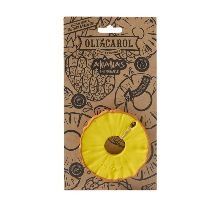 ANANAS Die Ananas, Beissring und Badespielzeug, Oli&Carol 