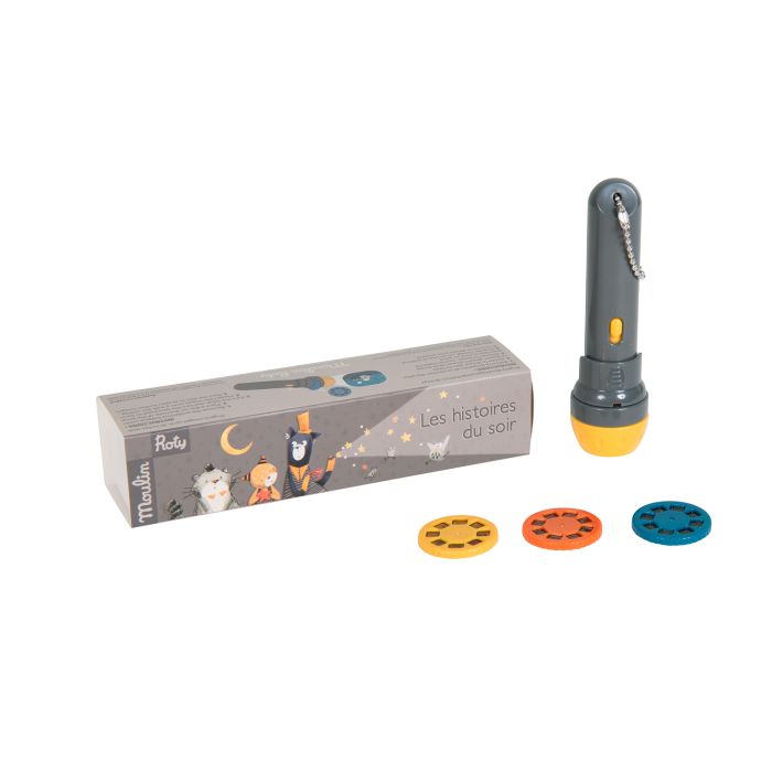 Lampe à histoires, Les Moustaches, Moulin Roty