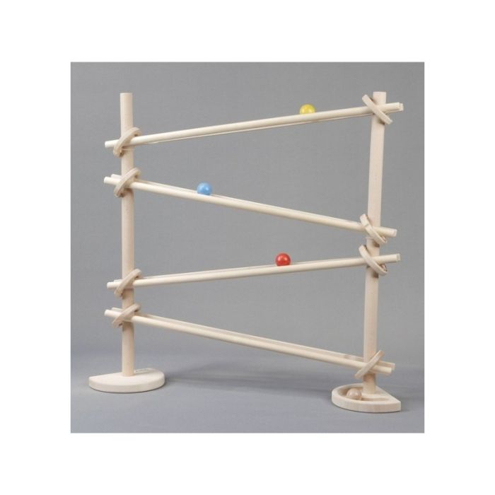 Piste à billes avec anneau, 2 pieds, Bajo