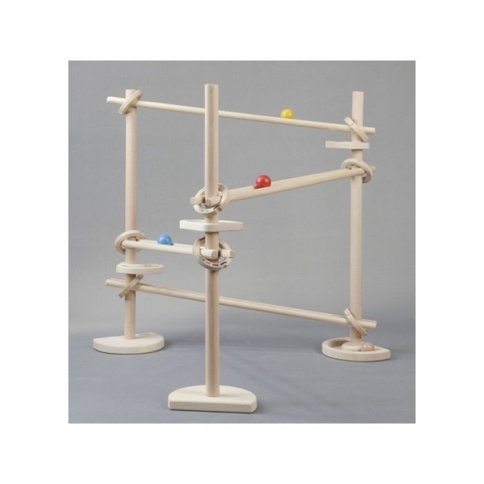 Piste à billes avec anneau, 3 pieds, Bajo