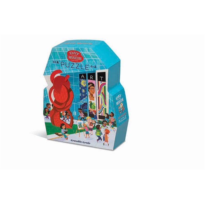 Puzzle 48 pièces, Day at the Museum: Musée des Beaux Arts, Crocodile Creek