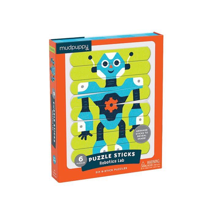 Puzzle Sticks, Laboratoire de robotique, Mudpuppy