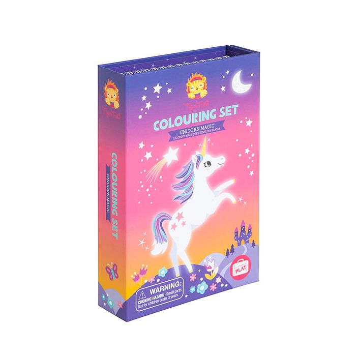 Ausmalset mit Stickers, Einhornmagie, Tiger Tribe