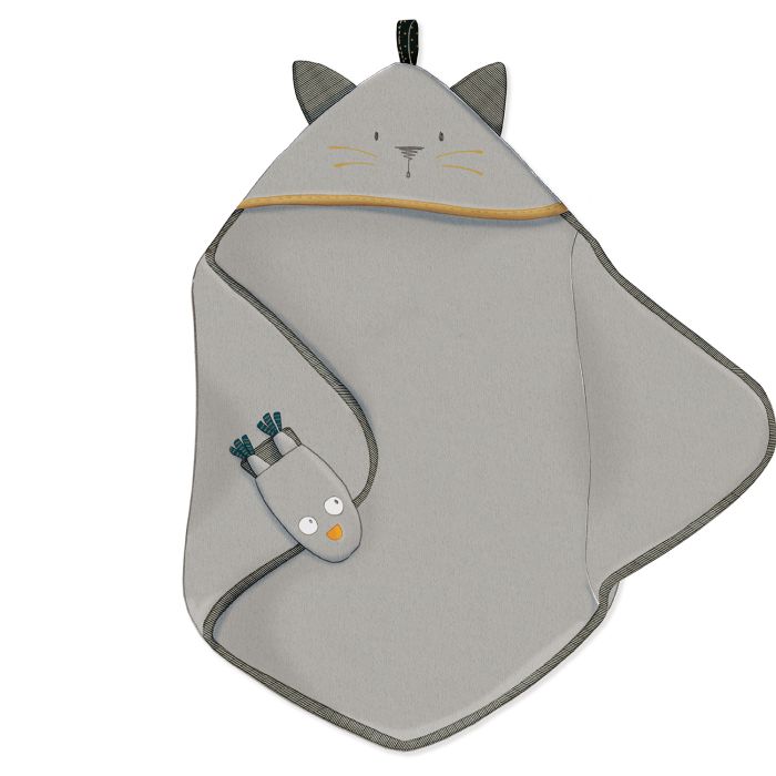 Sortie de bain Les Moustaches, Les Moustaches, Moulin Roty