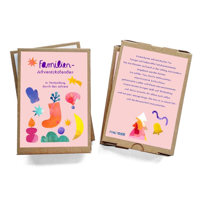 Adventskalender-Karten, Familienadventskalender, Frau Ottilie 