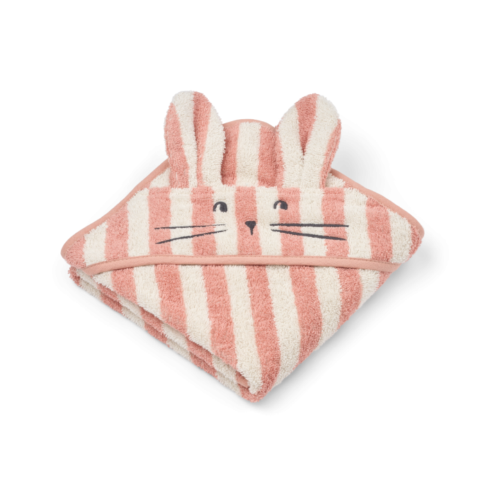 Albert Kapuzenhandtuch, Korallenrosa, LIEWOOD