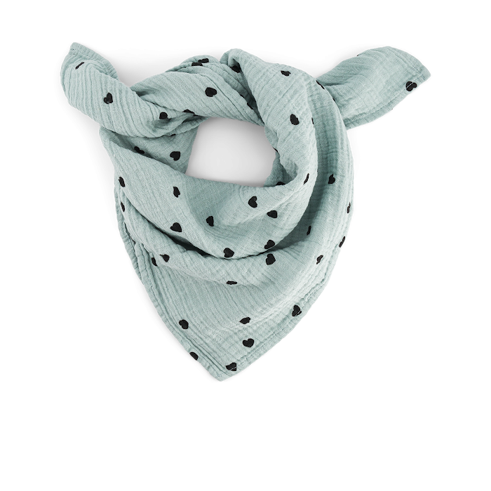 Swaddle L Bianca Herzen Hellblau, Rose in April