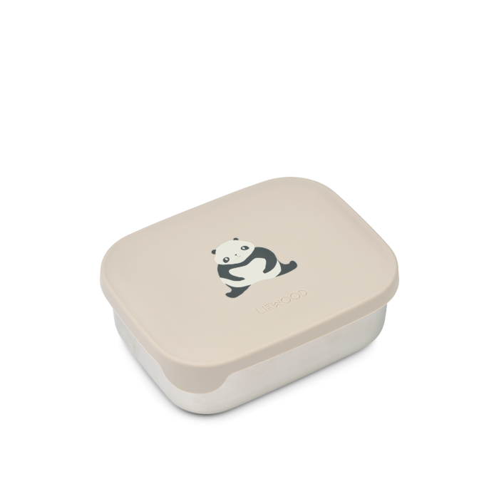 Arthur Printed Lunchbox,Panda / Sandy / dark grey,LIEWOOD