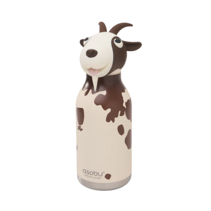 Trinkflasche Bestie Bottle, Ziege Mabel, asobu