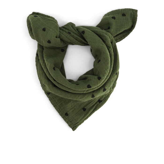 Swaddle M Bianca,Herz Khaki, Rose in April