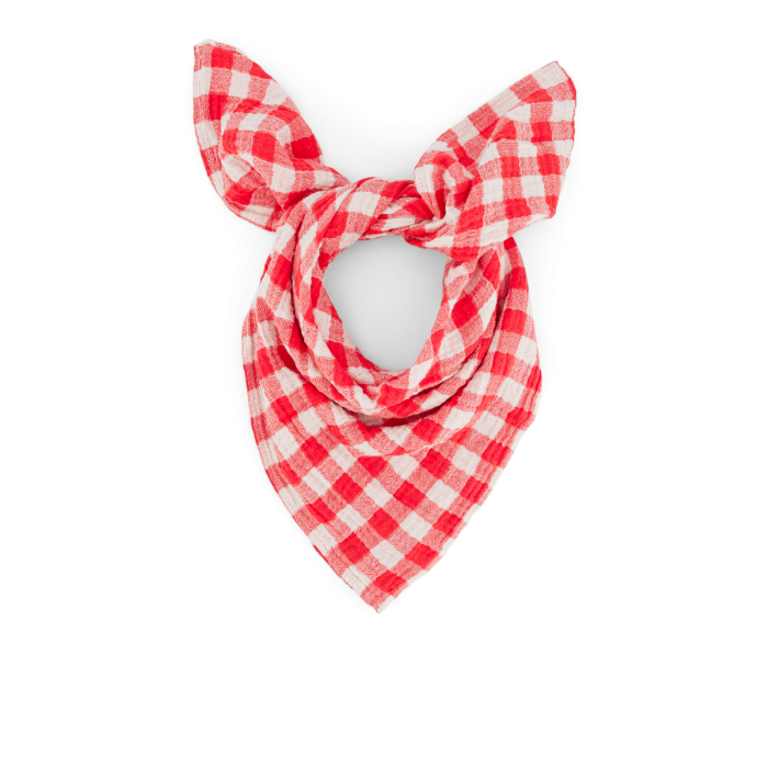 Swaddle M Bianca, Vichy Tomato, Rose in April