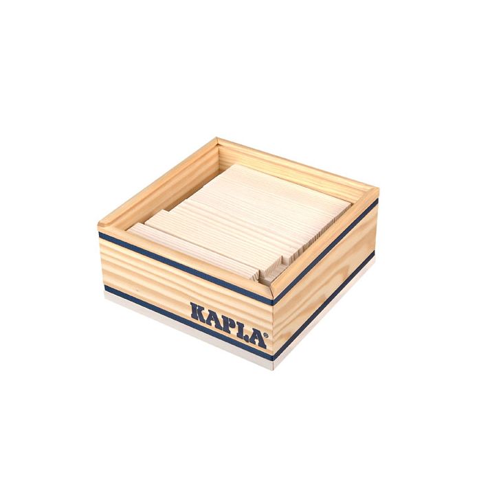 Coffret de 40 planchettes Kapla couleur blanc