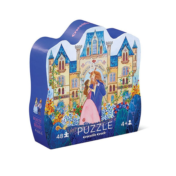 Puzzle la Belle et la bête 48 pcs., Crocodile Creek