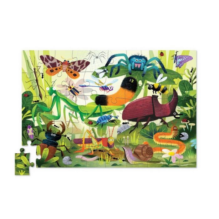 Holo Puzzle Insekten im Garten 50 pcs, Crocodile Creek