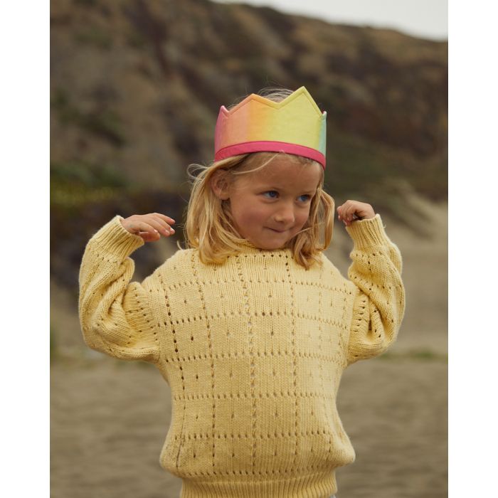 Regenbogen-Krone aus Seide, Sarah's Silks