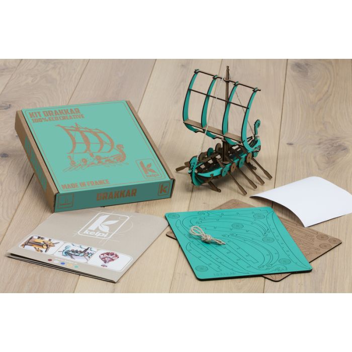 Bastelset Segelschiff,grün, Kelpi