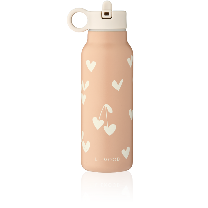 Falk Water Bottle 350 ml,Sweethearts / Pale tuscany,LIEWOOD