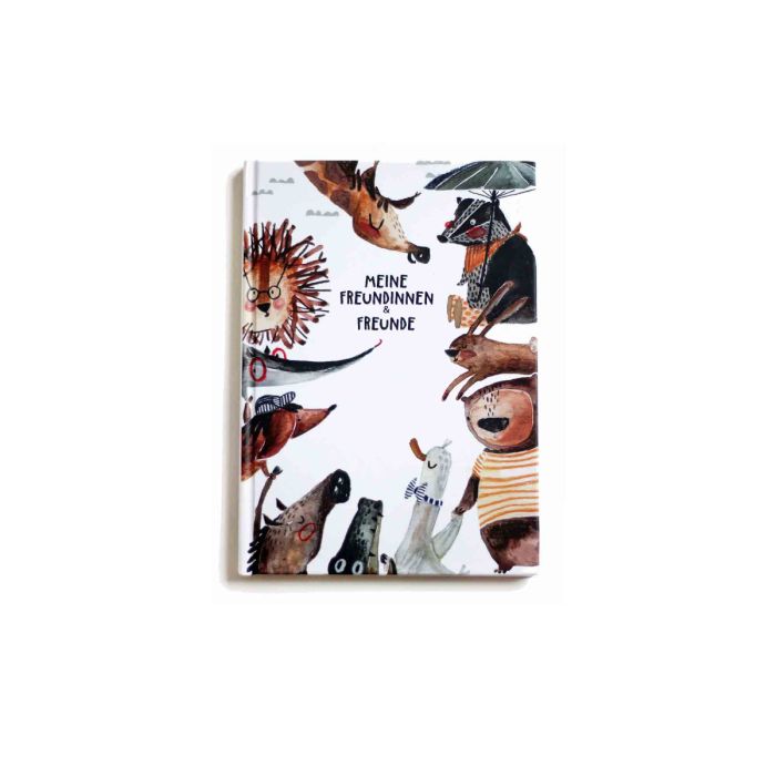 Freundebuch mit tollen Illustrationen, Halfbird