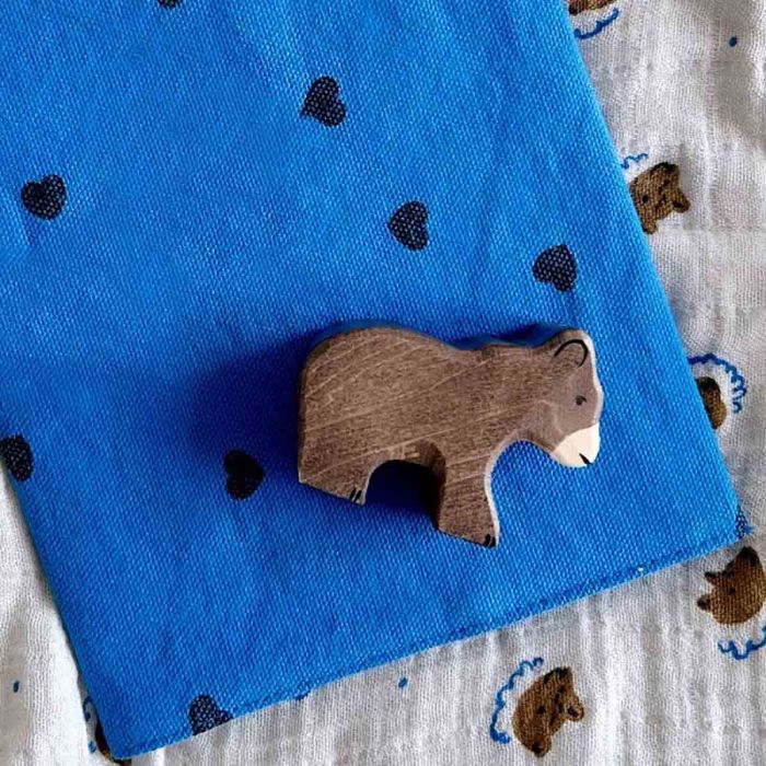 Hülle für Untersuchungsheft Chloé Herzen Blau, Rose in April