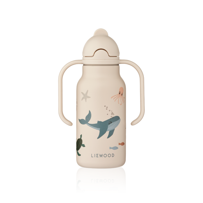 Kimmie Water Bottle 250 ml,Sea creature / Sandy,LIEWOOD Kimmie Water Bottle 250 ml,Sea creature / Sandy,LIEWOOD