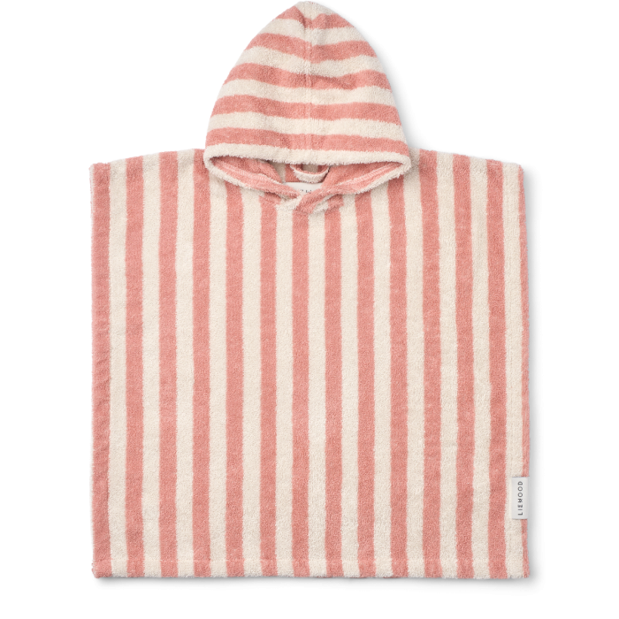 Koi Frottee-Poncho, Korallenrosa, 3 ,4 Y, LIEWOOD