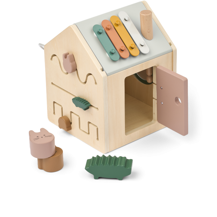 Lucas Activity Cube, Tuscany Rose Multi Mix, LIEWOOD