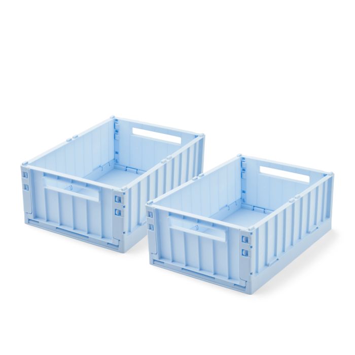 Weston Aufbewahrungsbox M 2-pack, Pure sky, LIEWOOD
