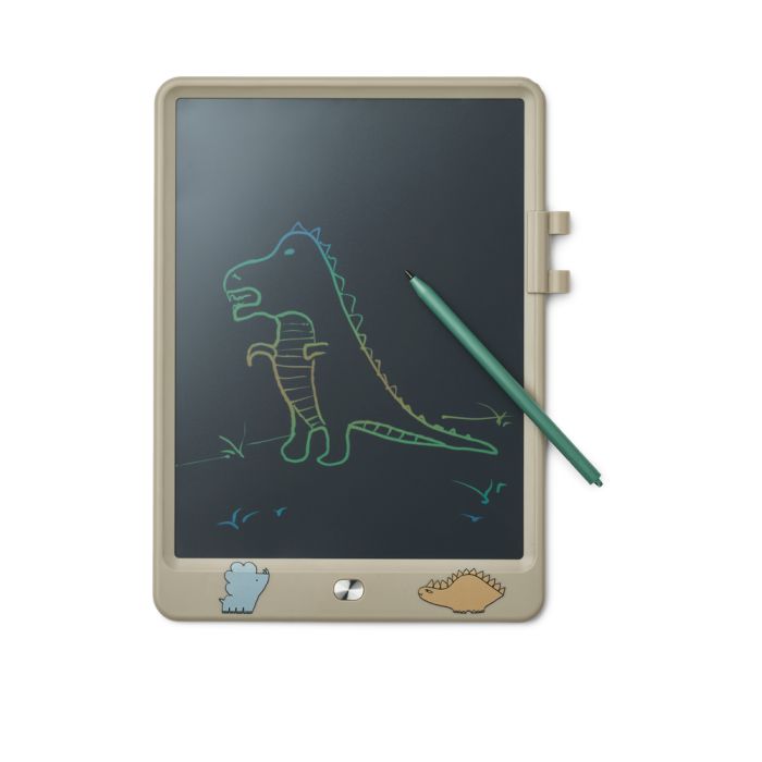 Zora Magic LCD Zeichentafel 25 cm, Dinosaurs Mist, Liewood