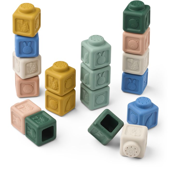 Veda Multifunctional Building Blocks 18er Pack, Bauklötze, Beach blue Multi mix, LIEWOOD Veda Multifunctional Building Blocks 18er Pack, Bauklötze, Beach blue Multi mix, LIEWOOD