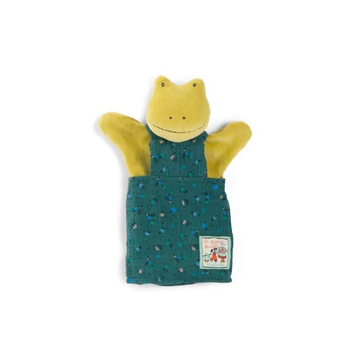 Handpuppe Frosch Perlette, La Grande Famille, Moulin Roty
