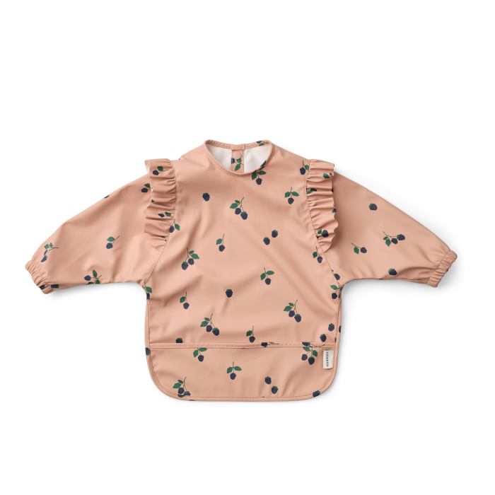 Merle Ruffle Cape Bib, Lätzchen, Berry/Pale, Liewood