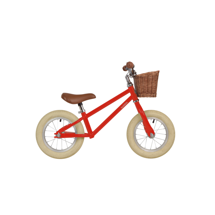 Laufrad Moonbug Balance Bike, 2-4 Jahre, rot, Bobbin