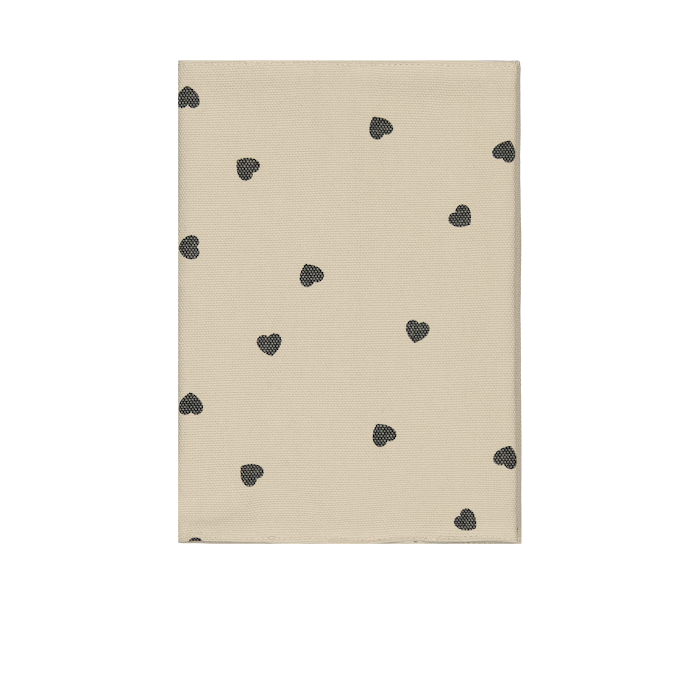 Hülle für Untersuchungsheft Chloé Herzen Sand, Rose in April