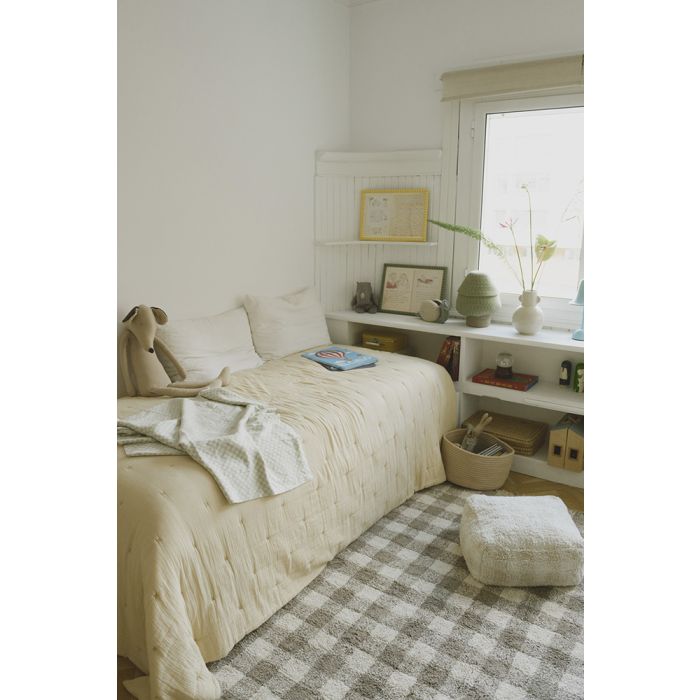 Pouf Vichy Ivory, Swan Lake, Lorena Canals
