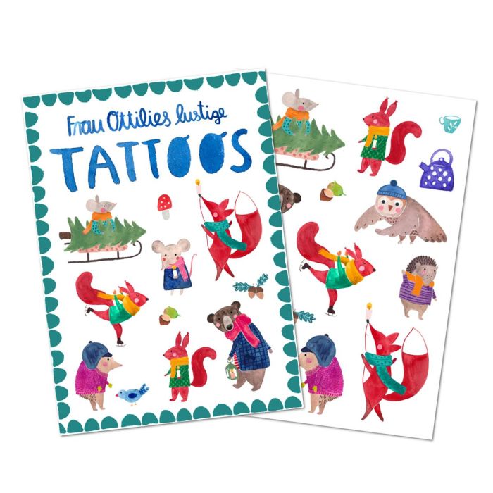 Kindertattoos, Weihnachten, Frau Ottilie 
