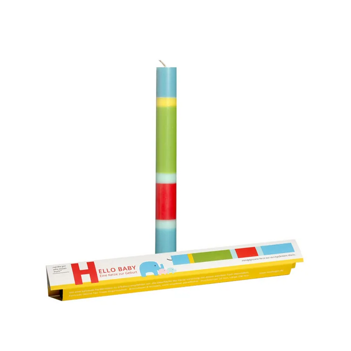 Hello Baby, Geburtskerze, Fidea Design