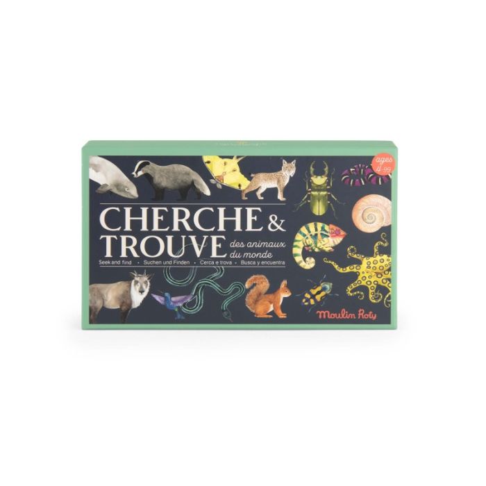 Suchen und Finden, Gesellschaftsspiel, Tout autour du monde, Moulin Roty