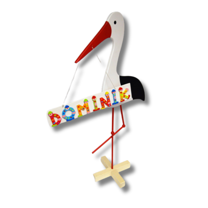 Storch gross 113 cm x 74 cm