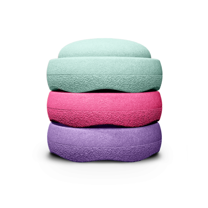 Stapelstein fresh (3 Stk.) Besteht aus: Mint, pink, violet