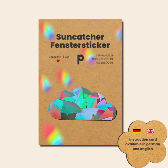 Suncatcher Window Sticker, Wolke, Plottkowski