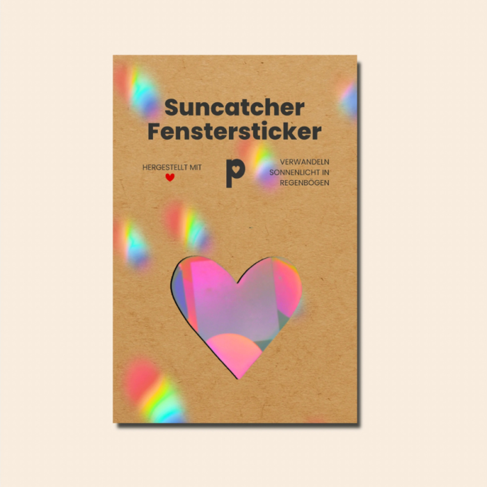 Suncatcher Window Sticker, Herz, Plottkowski